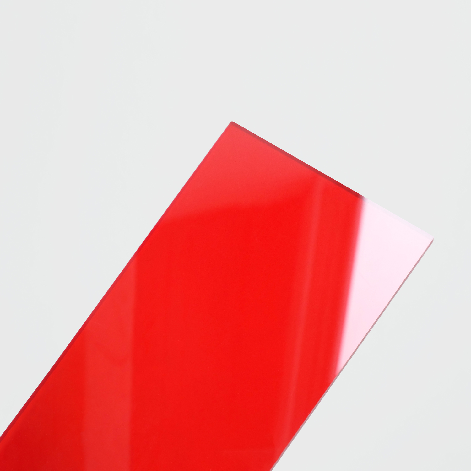 투명아크릴 레드